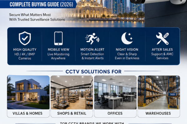 📞 Contact for CCTV Solutions For reliable and professional CCTV installation and security solutions in Sharjah and across UAE, contact Inwider Technologies. The company is a trusted partner with leading CCTV surveillance solution providers and is committed to delivering high-quality, cost-effective security systems with expert installation and support. Call / WhatsApp: +971 52 717 9317 cctv cameras solutions in sharjah guide